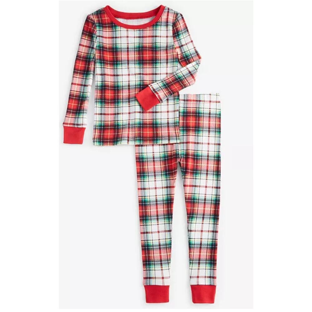 Brand New Holiday Lane Toddler Size 2T Winterton Plaid Pajama Set Christmas